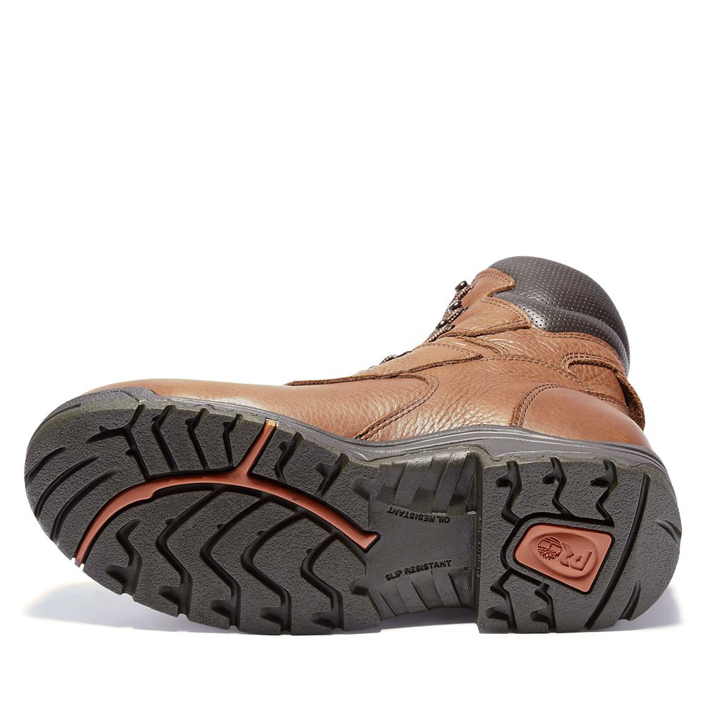 Timberland Mens Work Boots PRO® TiTAN® 8\" Alloy Toe - Brown - India KA9270685